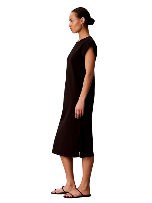 CALVIN KLEIN Vestito midi in jersey Relaxed CALVIN KLEIN | LV047F245GUB1